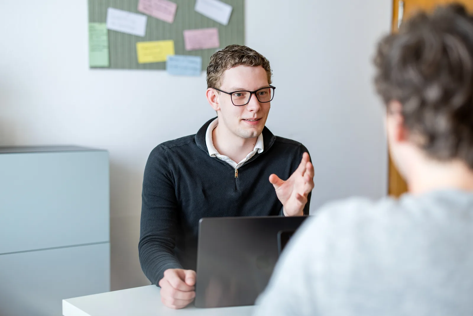 Persönliche Projektbesprechung bei Gradient Labs in Reutlingen
